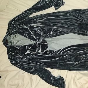 Velvet cardigan